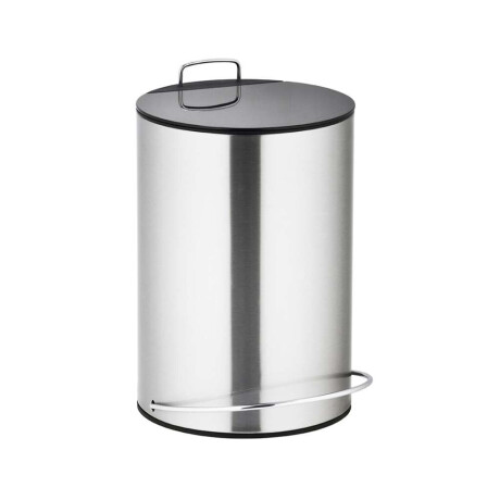 Papelera Acero Con Pedal Y Tapa Plastica 5Lts