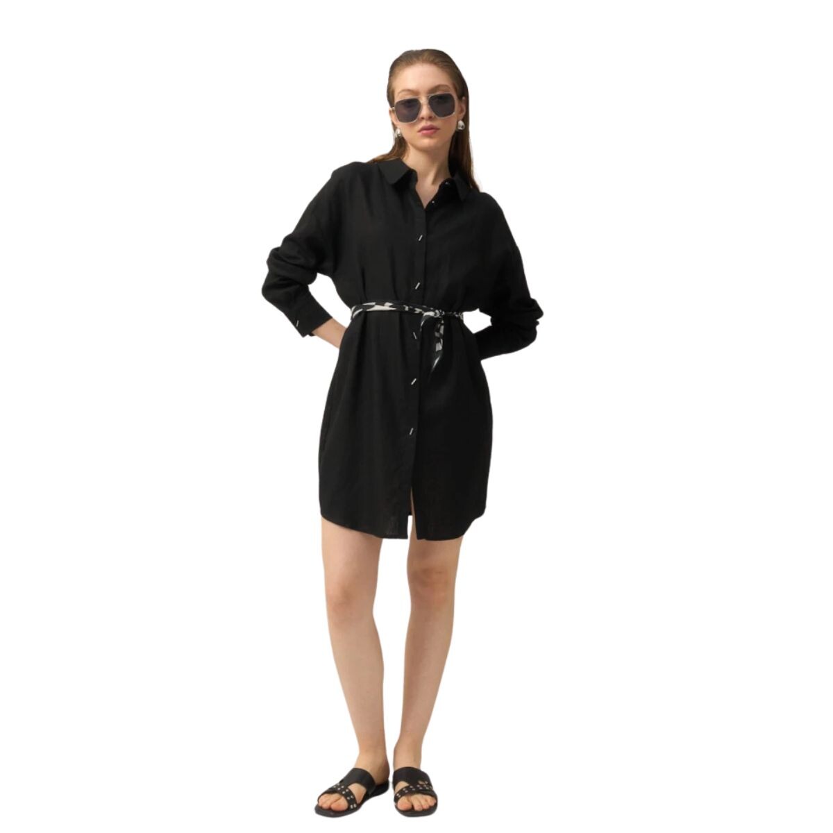 VESTIDO BASILE XS-XL - NEGRO 