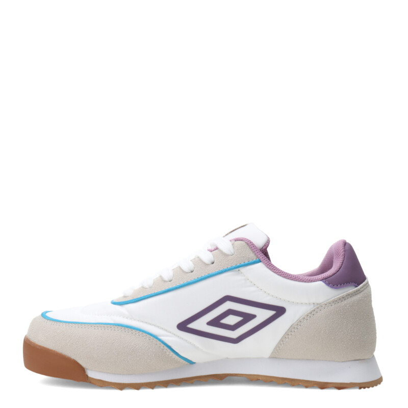 Championes de Mujer Umbro Lane Lady Blanco - Gris - Violeta