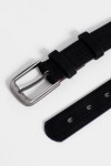 Cinturon basico con perforacion negro