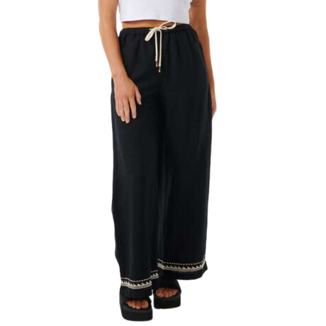 Pantalon Rip Curl Soleil Wide Leg Negro