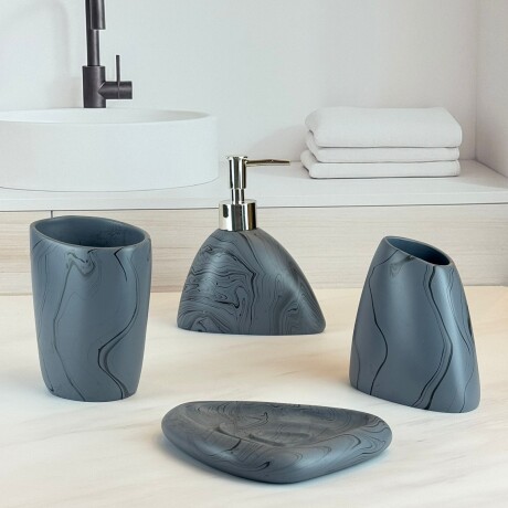 Set de Accesorios de Baño 4 Piezas en Resina Set de Accesorios de Baño 4 Piezas en Resina