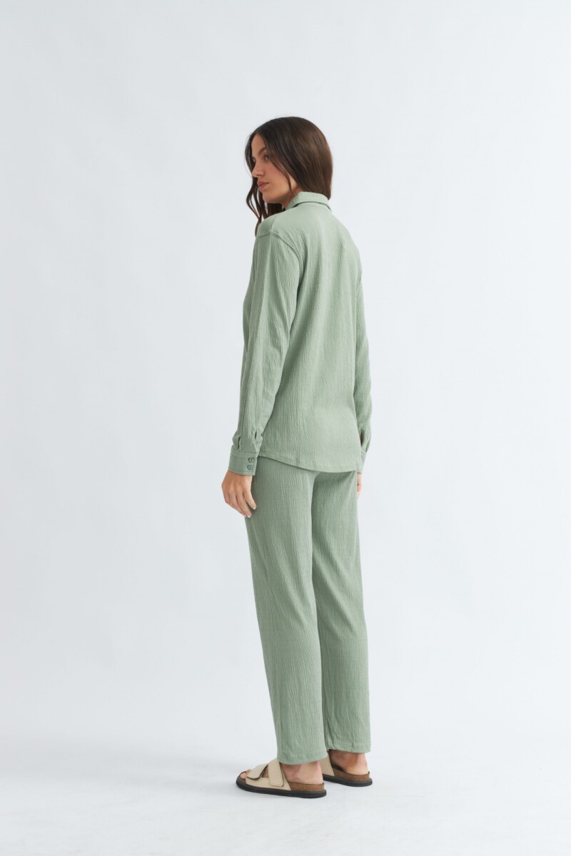 Set de camisa y pantalón VERDE OLIVA