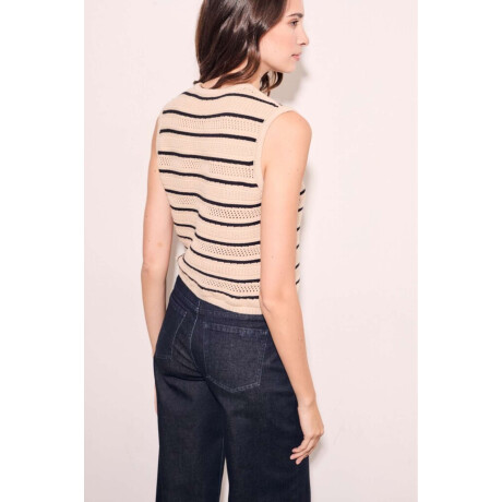 Chaleco Rayado Nacar