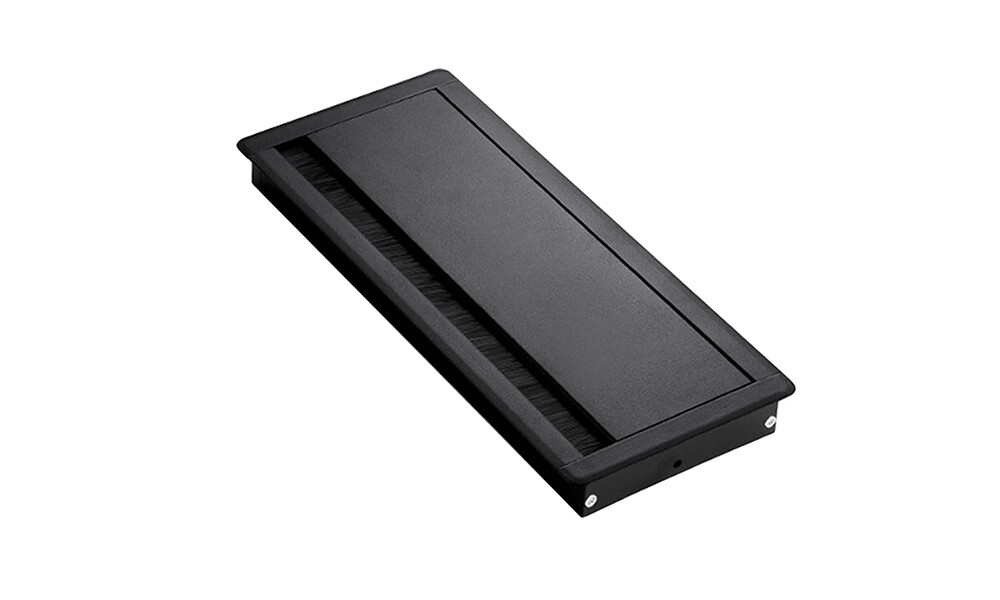 Pasa cable rectangular negro Pasa Cable Rectangular Negro