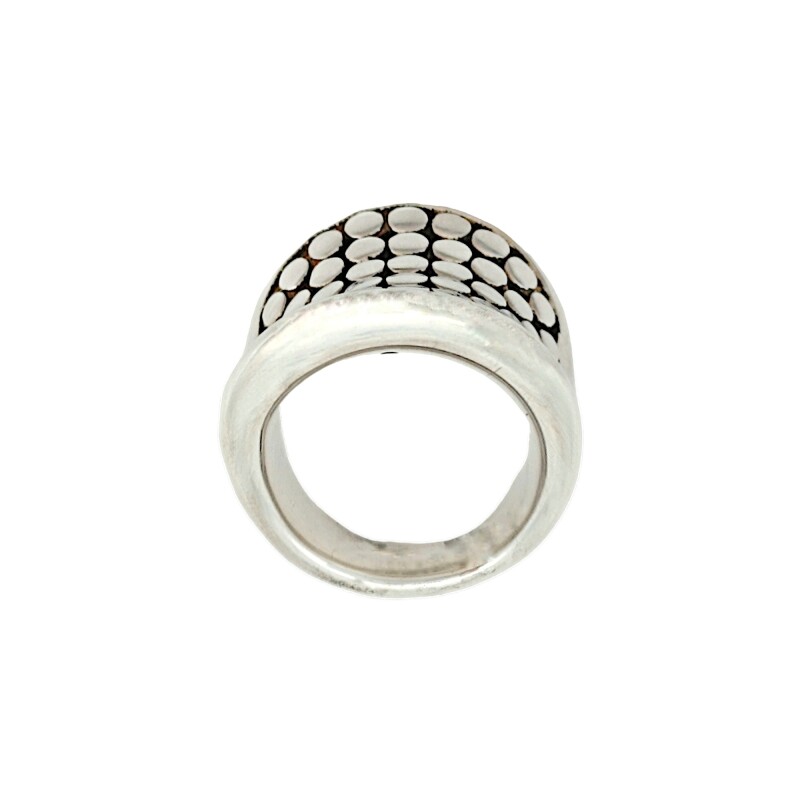 Anillo Puntos-Plata 925 Inflada-Sin Piedra-AN3121 sinpiedra
