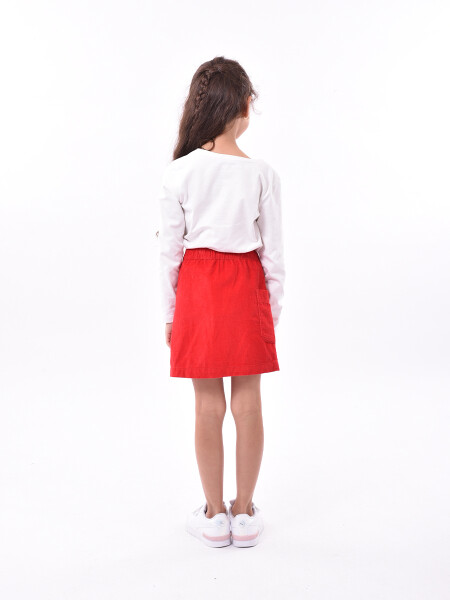 FALDA JOSEFINA ROJO