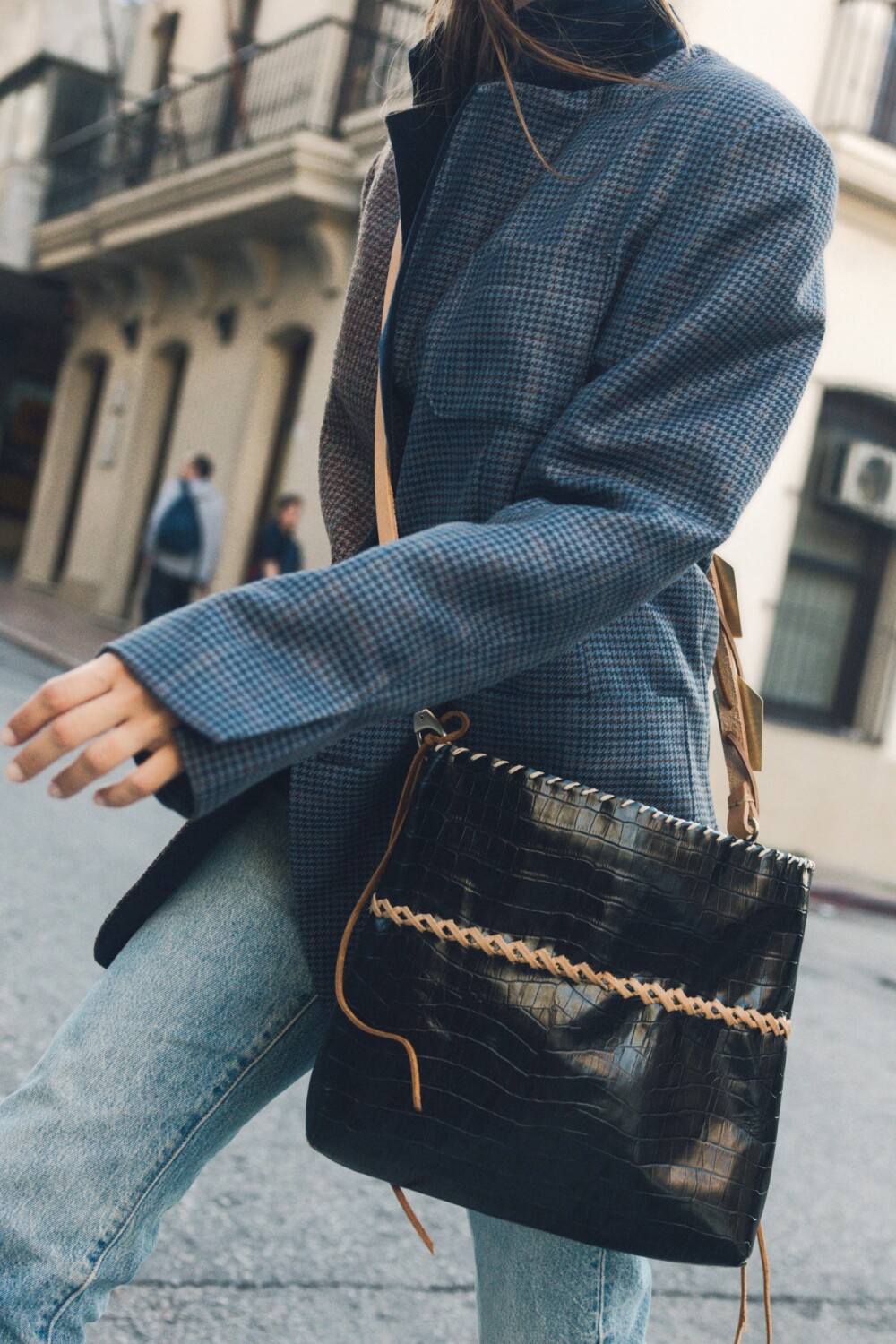 Jewel Envelope Bag Negro