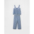 CHAMBRAY TANK X PANT SET LIGHT WASH