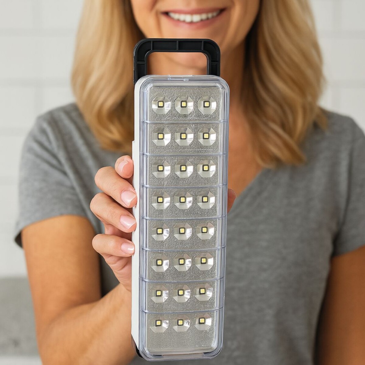LAMPARA LUZ LED DE EMERGENCIA 30 LEDS 