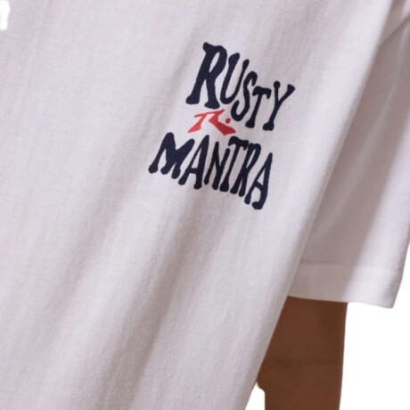 Remera Rusty Zalcone Niño Blanco