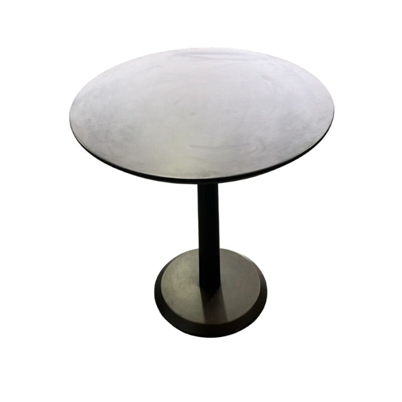 Mesa lateral redonda en madera - Producto con detalles Mesa lateral redonda en madera - Producto con detalles