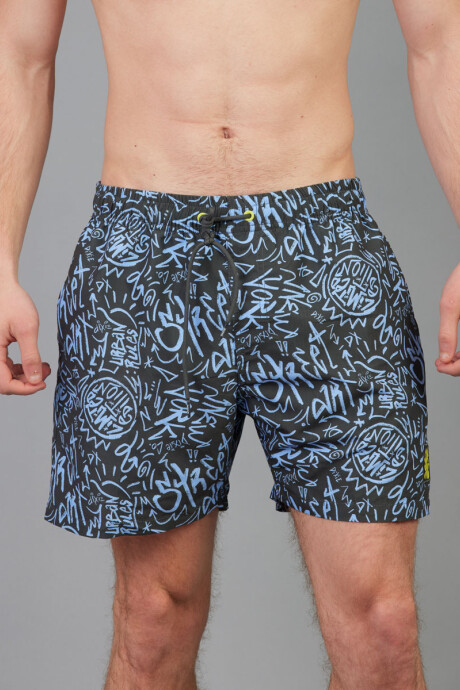 SHORT AKIM DIXIE Gris Oscuro