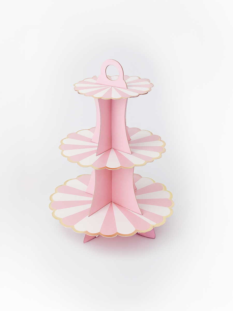 SOPORTE CUPCAKE ENCASTRABLE PINK - ROSADO 