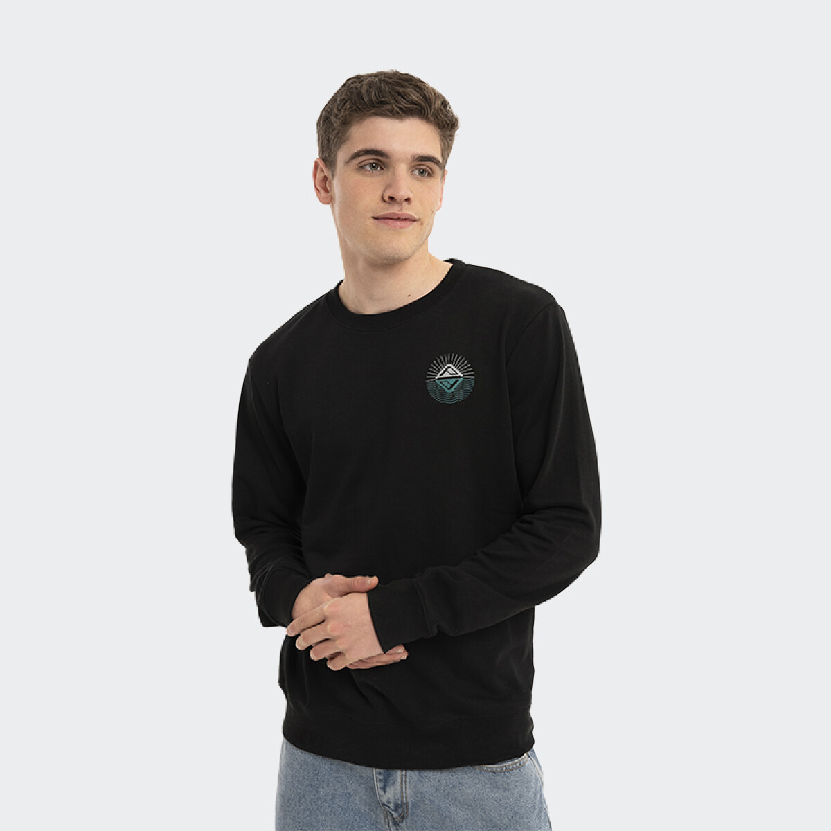 Buzo Reef Round Neck - Negro 