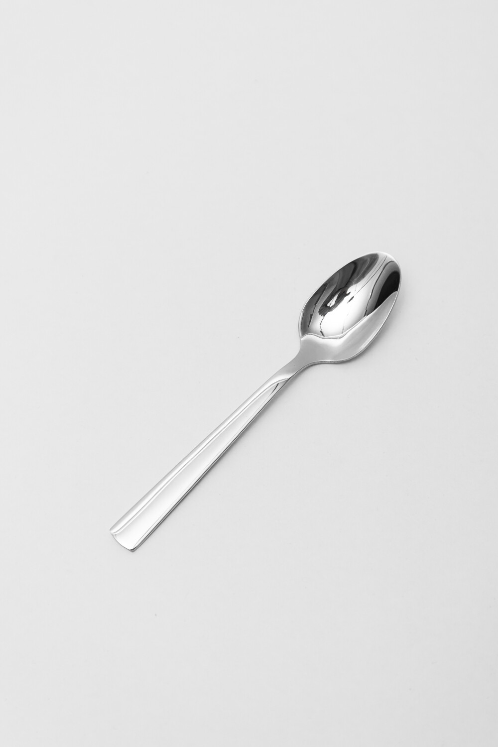 Cuchara Asher Para Café Set 4 Un. Plateado Brillante Color Unico