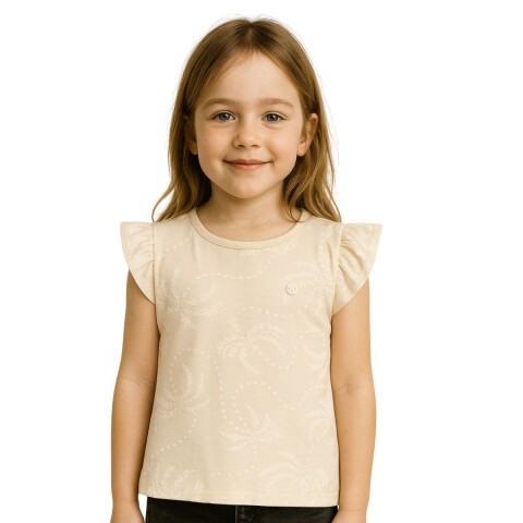 REMERA 4-10 BEIGE