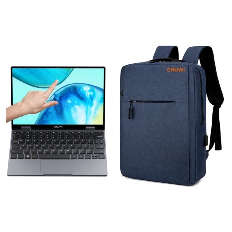 Notebook Convertible Chuwi Quadcore + Mochila Azul 001