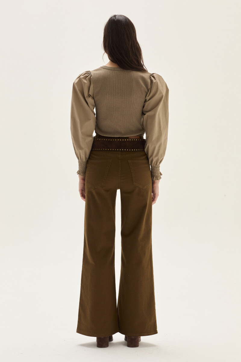 Top Twill Gris Claro