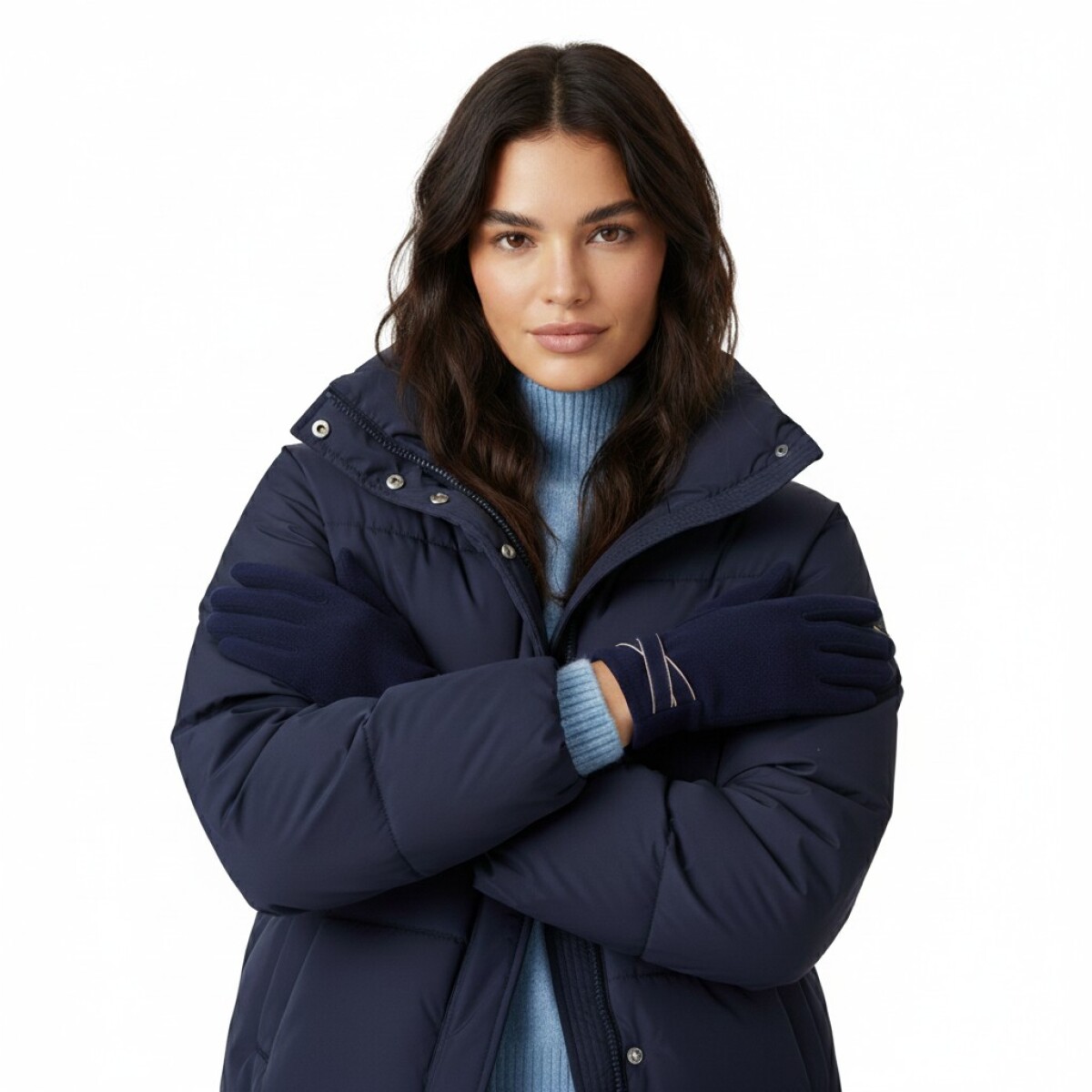 Guantes Suede - Azul 