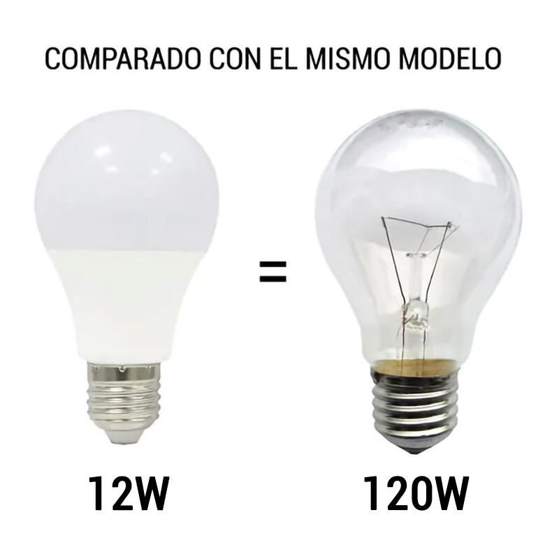 LLE2712 Lámpara LED A60 12W Luz Cálida
