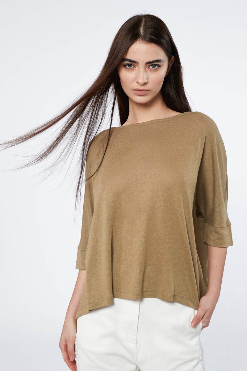 Blusa Tela Beige