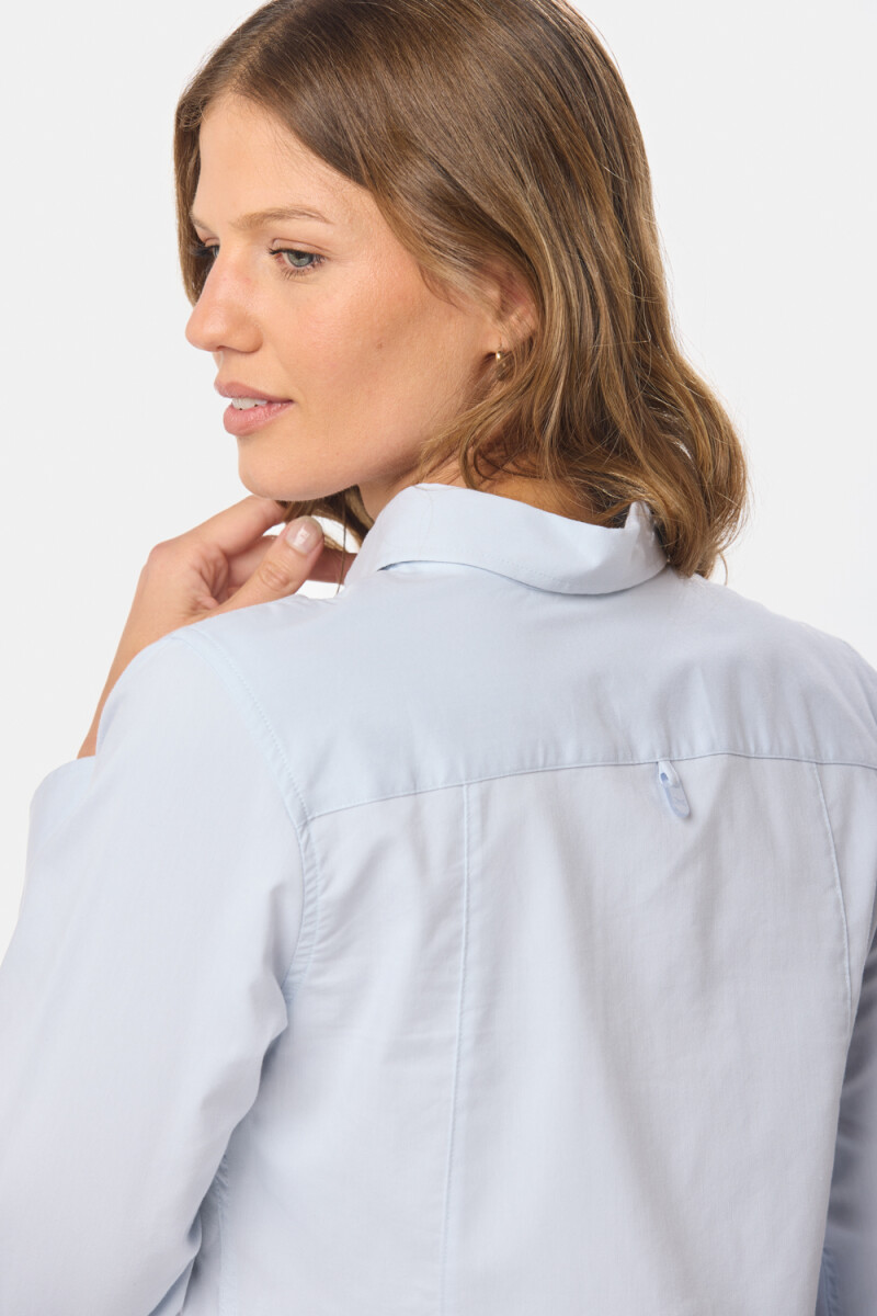 CAMISA LISA - Celeste 