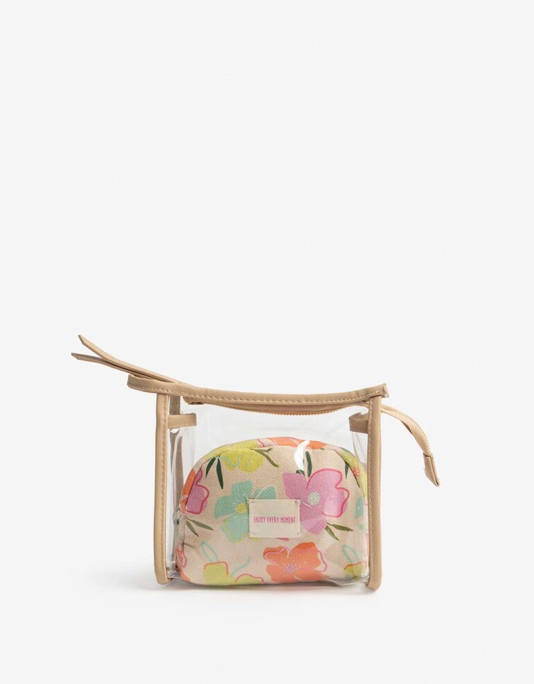 Porta Cosméticos Porta Cosméticos - Estampado Flores