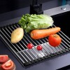 Escurridor de platos enrollable fregadero Escurridor de platos enrollable fregadero