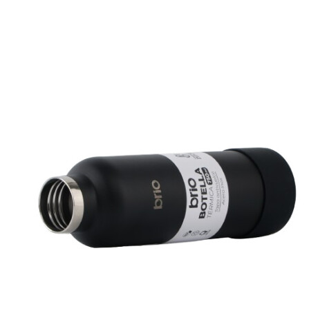 Botella En Acero Inoxidable brio 750ml Con Sorbito Y Manija Negro