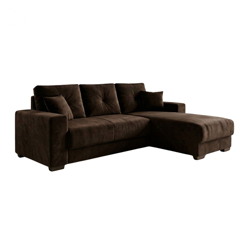 Sillón 3 cuerpos con Chaise Izquierdo - California Marrón