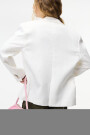 Blazer con botones Blanco