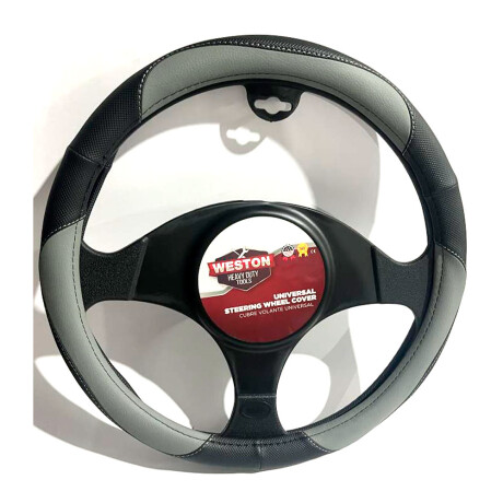 CUBRE VOLANTE - NEGRO Y GRIS - CUBRE VOLANTE - NEGRO Y GRIS -