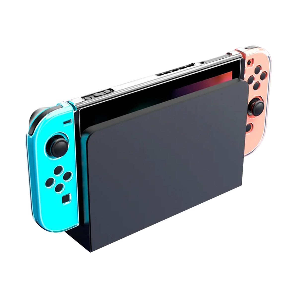 Protector de silicona Tpu para Nintendo Switch Transparente