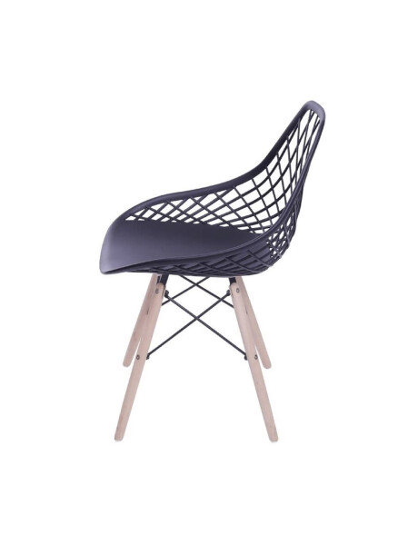 SILLA KAILA PP Y MADERA NEGRO SILLA KAILA PP Y MADERA NEGRO