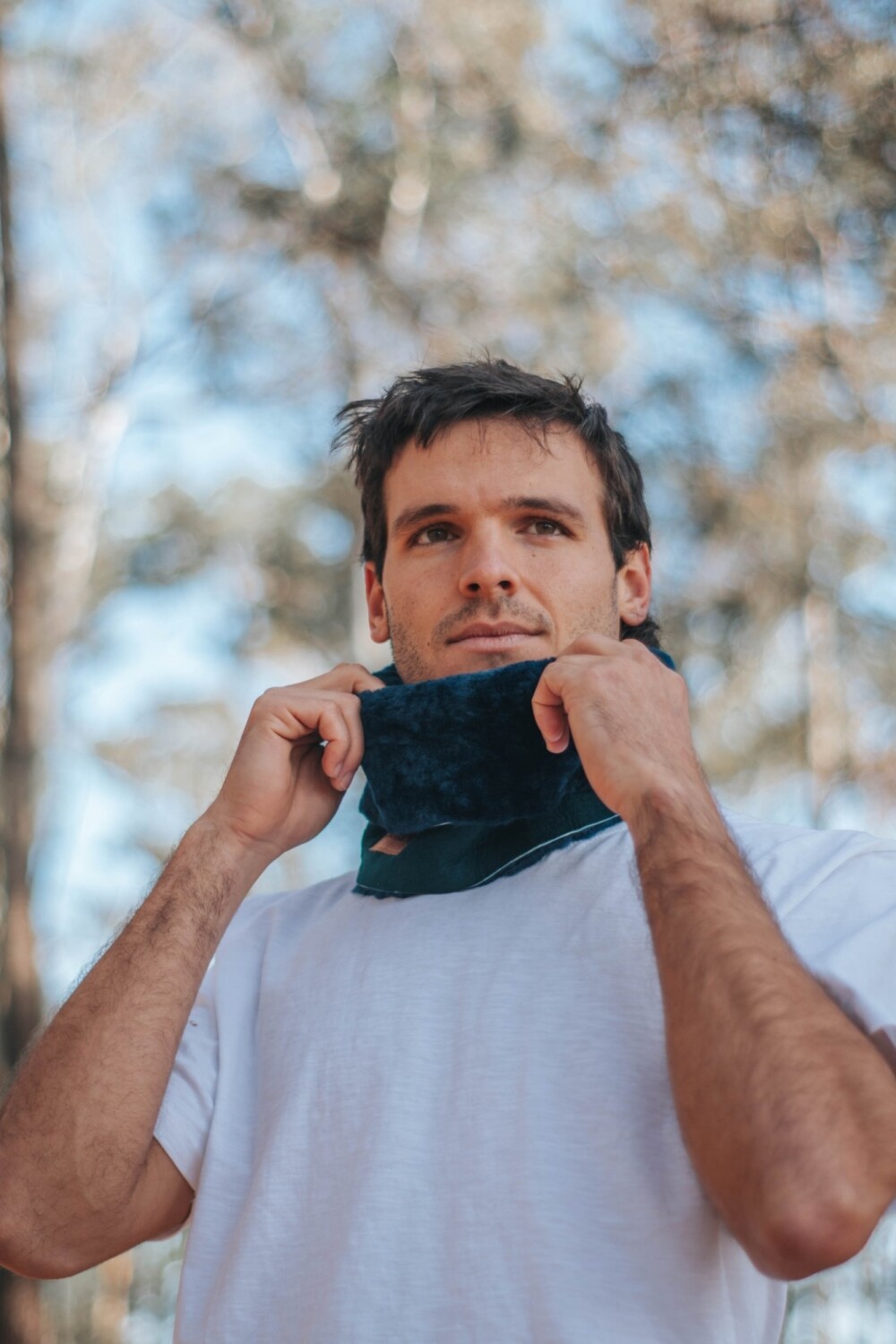 Warm Neck for men Azul