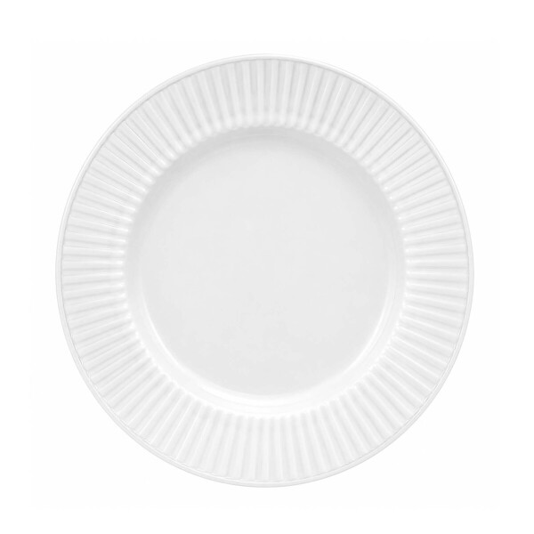 Plato postre Blanco canele 18 cm BIONA Plato postre Blanco canele 18 cm BIONA