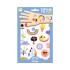 Set x50 Tatuajes removibles para niños Weather