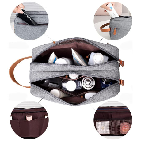 Set Cuidado Personal Hombre con Corta Pelo y Barba + Neceser Blanco