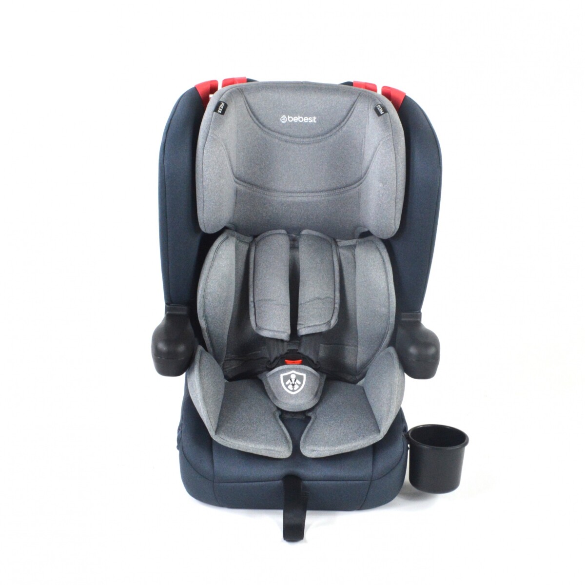 Booster Smart Fix plegable Bebesit - Gris oscuro 