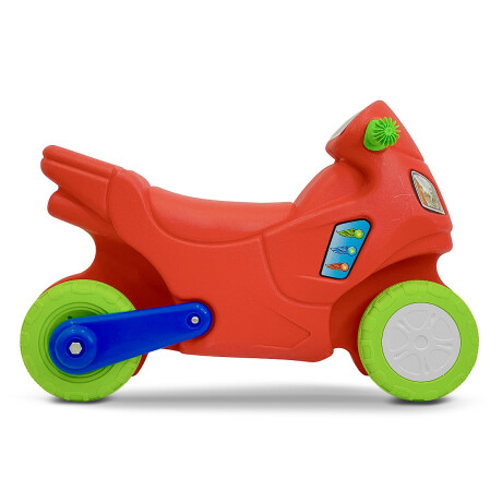 Moto Buggy 4 Ruedas Infantil Resistente Sin Pedales Rojo