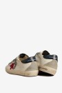 SUPER-STAR LEATHER UPPER SUEDE Blanco