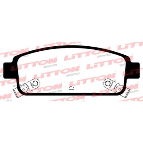 PASTILLAS DE FRENO CHEVROLET ASTRA 09' CRUZE 08'- TRASERA LITTON PASTILLAS DE FRENO CHEVROLET ASTRA 09' CRUZE 08'- TRASERA LITTON
