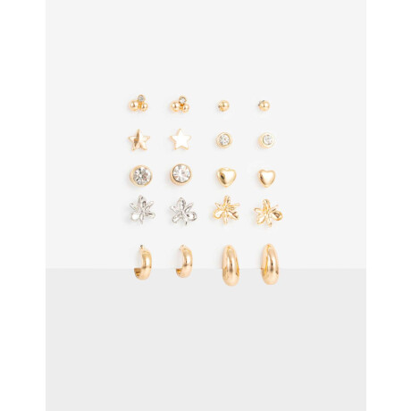 Aros Sets Metal Dorado