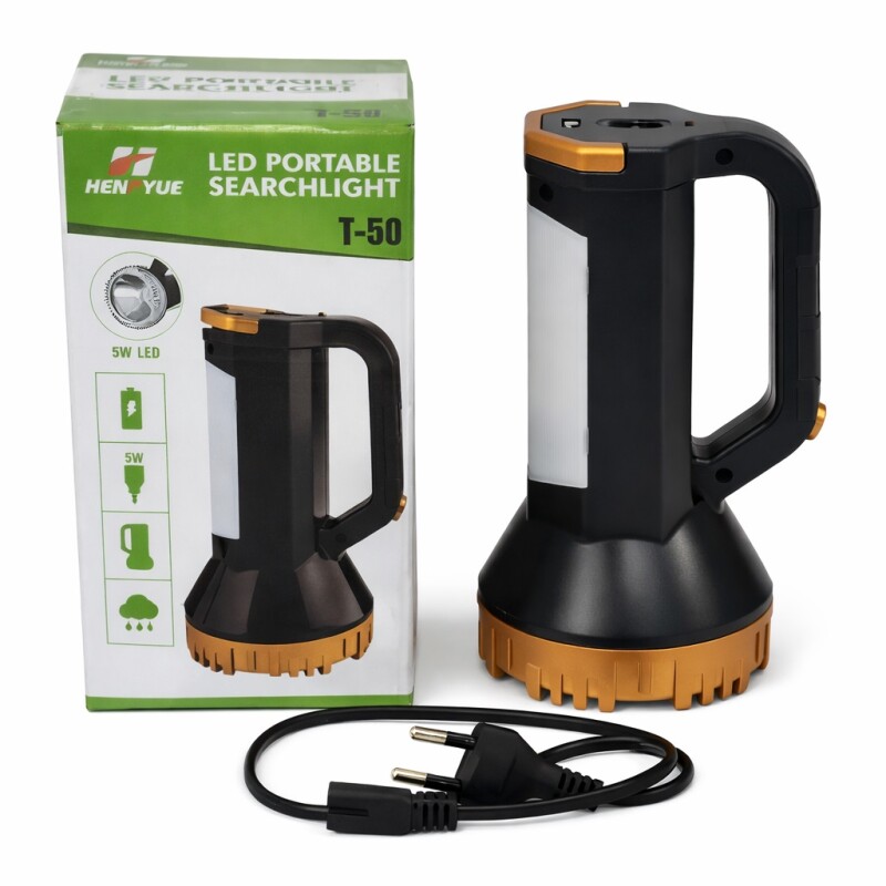 Foco de Mano Recargable 16,5 cm 500 lm FOCO DE MANO RECARGABLE 16,5CM 500ML SF041