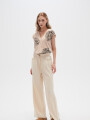 Pantalon Ravon Crudo / Natural