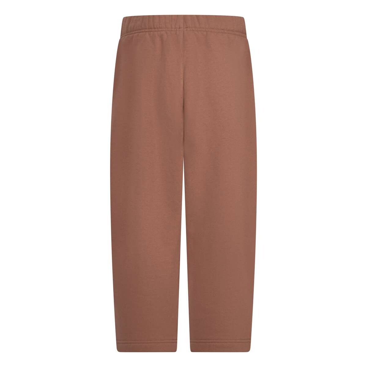 Pantalón Largo Flight Ess Open Hem de Niña - Chocolate 