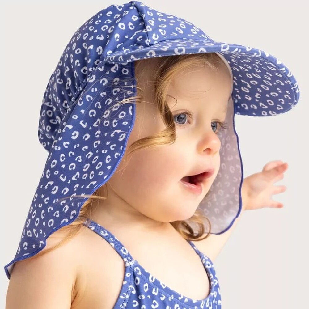 Gorro c filtro UV SWIM ESSENTIALS azul leopardo Gorro c filtro UV SWIM ESSENTIALS azul leopardo