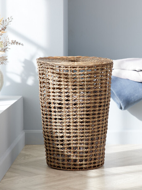 Cesta para ropa CURT Ø40xA55cm con tapa Cesta para ropa CURT Ø40xA55cm con tapa