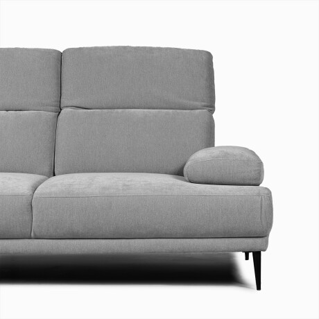 Rinconera Allegra- Tela Microfibra - Chaise Izquierdo 6686-7 Gris